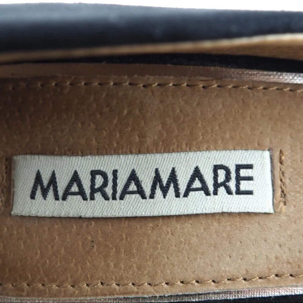 Maria Mare sz 40 black suede platform heels